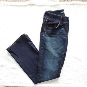 American Eagle Dark Wash Kick Boot Stretch Size 8